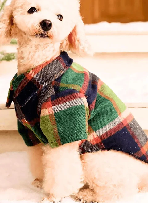 Sewing pattern for a dog jacket - sleeveless dog shirt