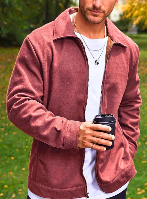 Men's jacket pattern | Men's zip-up jacket, all sizes