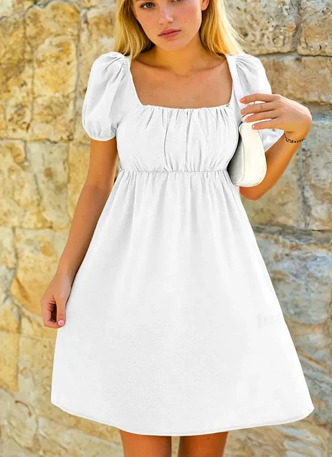 Women's Robe Dress Sewing Pattern in PDF | Sizes XS-XXXL | Babydoll Dress Pattern | Digital Sewing Pattern, Short Dress in PDF