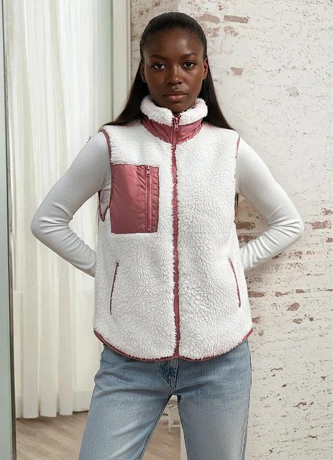 Sewing pattern for a plush vest/jacket | XS-XXXL | Sewing pattern for a quilted vest for women