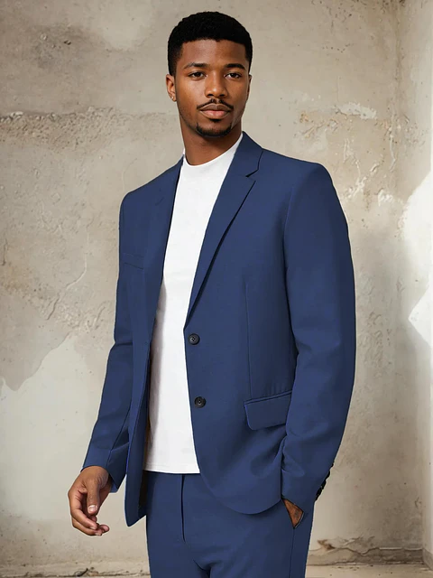 Sewing pattern for men's suit jacket and trousers - men's suit set