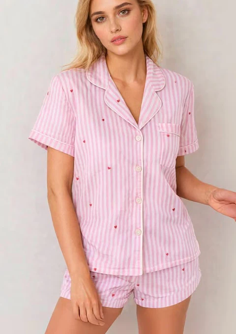 Sewing pattern for pajama set - Pajama top and shorts pattern