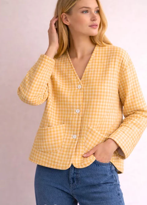 Mia Jacket Sewing Pattern for Women - Quilted Jacket Pattern