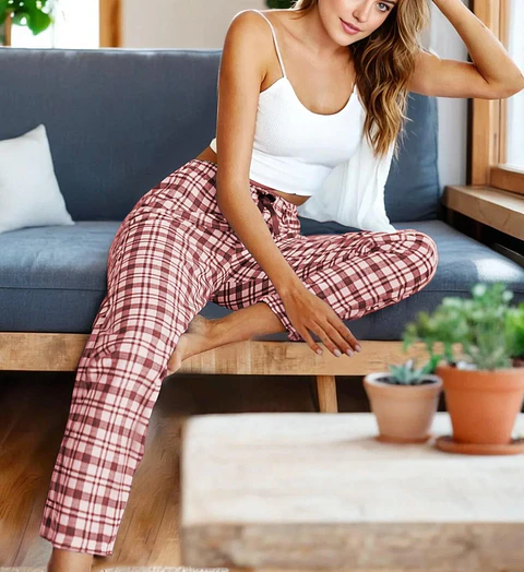 Women's pajama pants pattern - lounge pants in PDF, sewing pattern