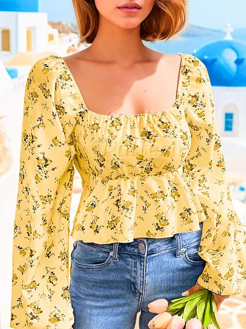 Milkmaid blouse sewing pattern, puff sleeve sewing, milkmaid top pattern, cottagecore top, cottagecore pattern, top sewing pattern