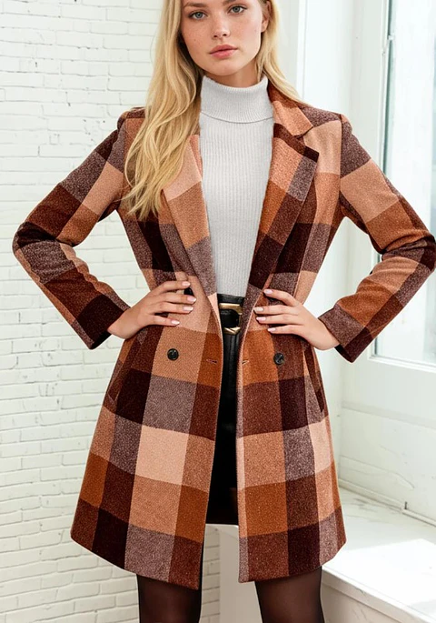 Sewing pattern for a lined coat