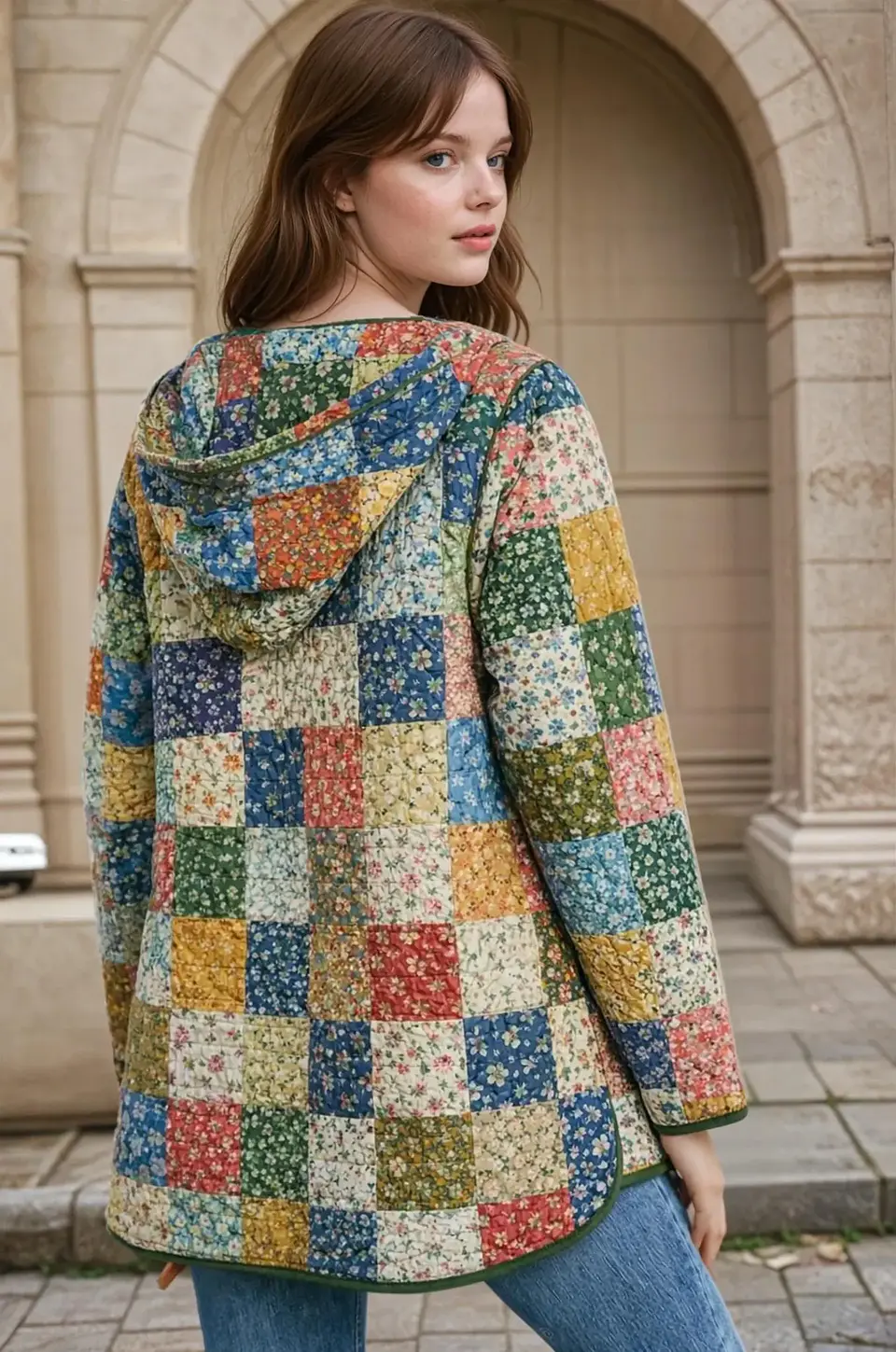Sewing pattern for a quilted hooded coat - Hooded jacket 2