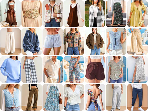 30 Sewing Patterns for Beginners - for Women | Sewing for Beginners | Patterns for Dresses, Blouses, Skirts, Pants, Jackets, and Corsets