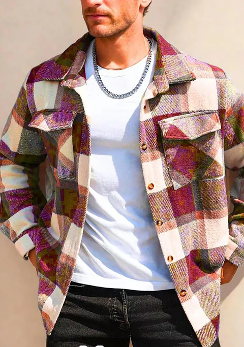Men's shirt and jacket sewing pattern