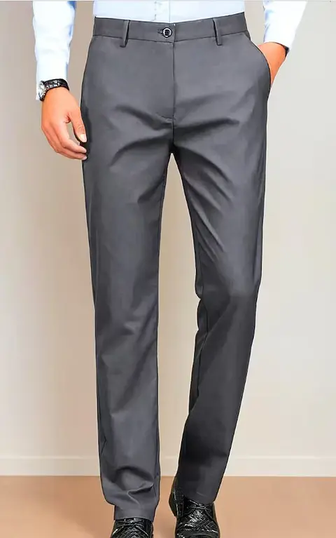 Sewing pattern for straight leg trousers for men's suit