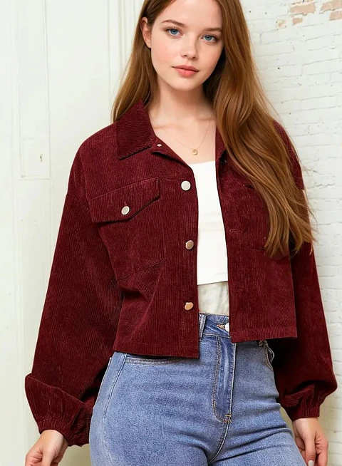 Jacket Sewing Pattern - Button-Down Jacket | Coat Pattern | Winter Sewing Pattern in PDF