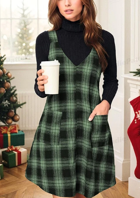 Jersey dungarees dress pattern