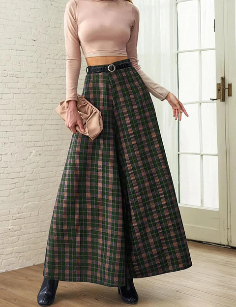 Wide leg palazzo pants pattern PDF
