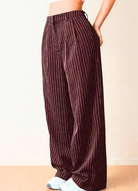 Sewing pattern for women's wide-leg pants, palazzo pants pattern