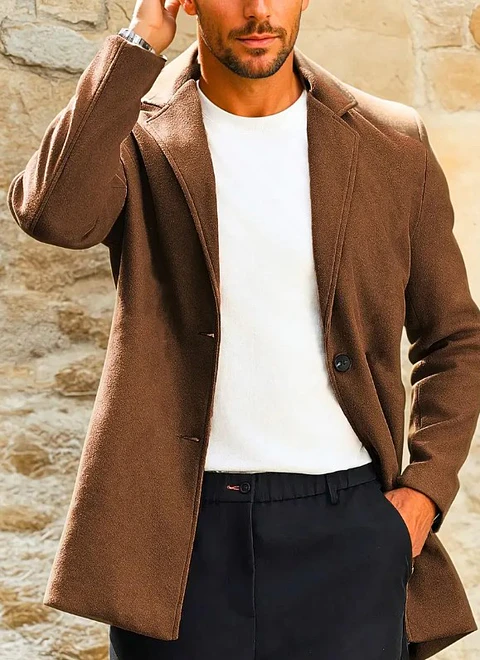 Coat Sewing Pattern for Men, Jacket, Men Coat Pattern, Coat Jacket Men