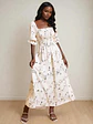 Maxi Dress Sewing Pattern, Women Dress, Milkmaid Dress, Cottagecore dress pattern, Prom Dress Women Pattern - thumbnail 1