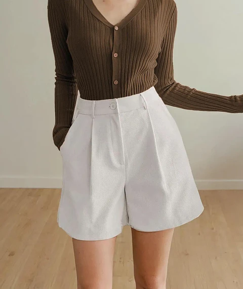Bermuda Shorts Sewing Pattern, Shorts, Wide Leg Shorts, High Waist Wide Leg Shorts Pattern for Women