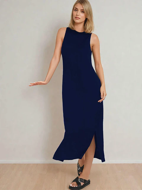 Dress Sewing Pattern - Slit Dress - Prom Dress - Evening dress - Elegant Dress - Sleeveless dress pattern