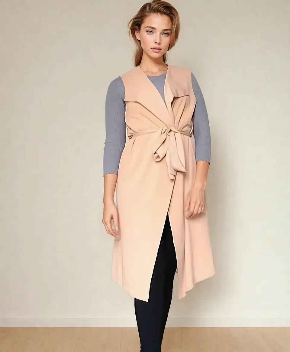 Vest Sewing Pattern S-XL PDF, Women Vest, Long Vest, Beginner sewing project 1