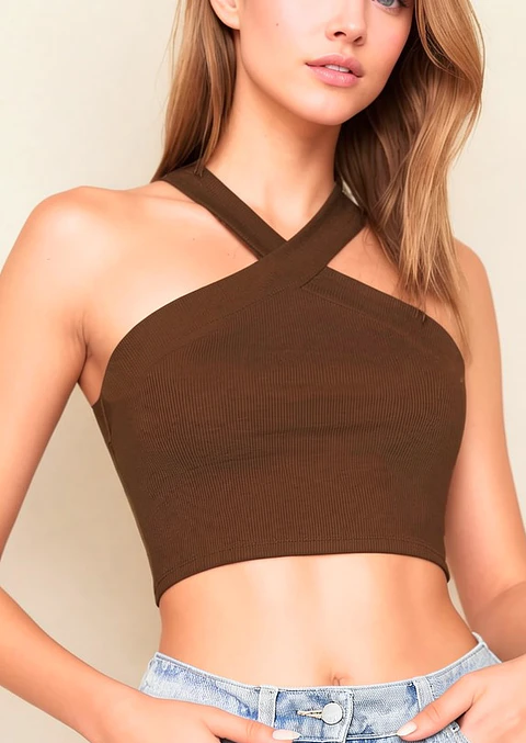 Halter Top Sewing Pattern  S-XL, Crop Top, Halter Crop Top, Women Top Sewing Pattern