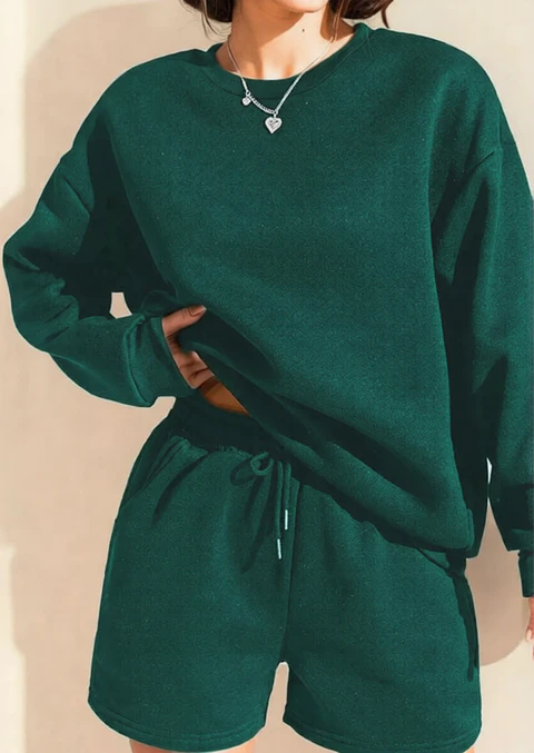 Loungewear Set Sewing Pattern for Women, Lounge Set, Sweatshirt, Shorts Pattern