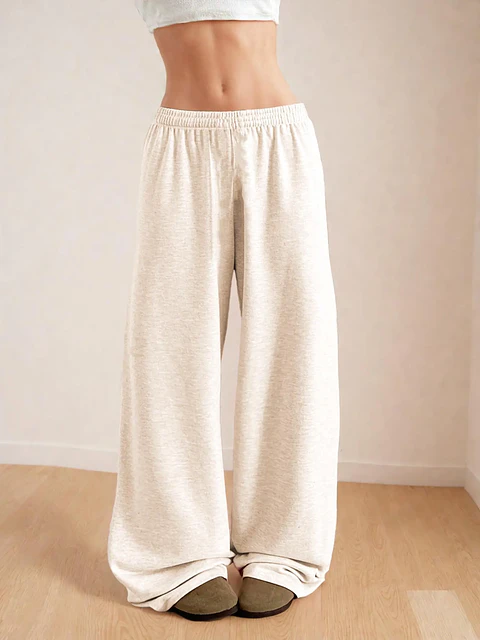 Wide Leg Pants Sewing Pattern, Elastic Waistband Pants, Women Palazzo Pant Pattern