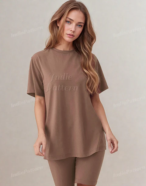 Comfy Set Sewing Patterns, Loungewear, Women T-shirt and Leggings, Lounge, Homewear, Pajama Pattern