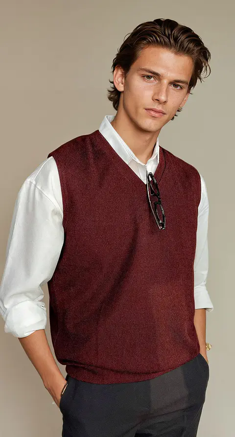 Men Vest Pattern, Waistcoat, Knitted Vest, Beginner Men Pattern