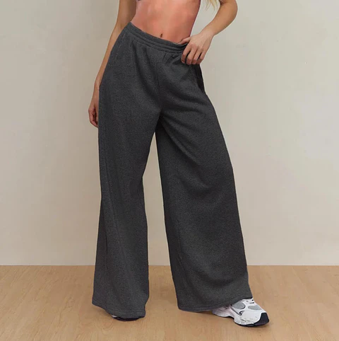 Wide Leg Joggers Sewing Pattern, Women Joggers, Sweatpants, Elastic Waistband