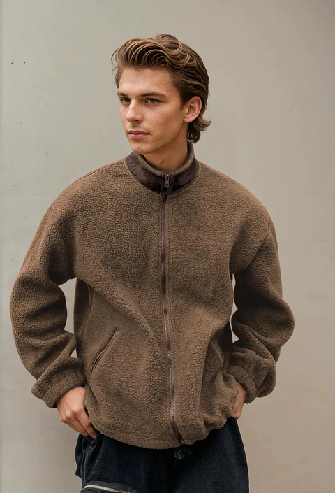 Men Jacket Sewing Pattern, Zip Up Jacket, Men  Coat Pattern, Teddy Jacket, Men Jacket Coat