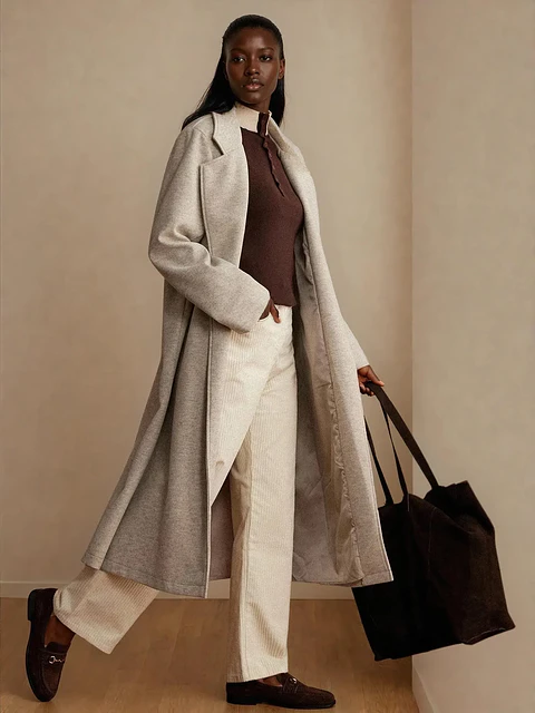 Coat Sewing Pattern for Women, Winter Coat, Long Coat Jacket Sewing Pattern