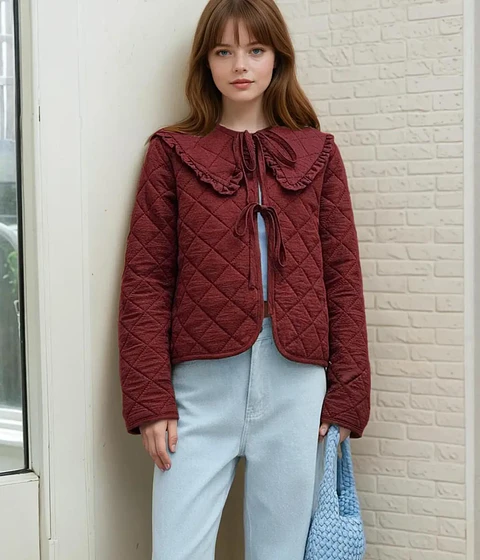 Jacket Pattern for Women, Coat Jacket Pattern, Women Quilted Jacket