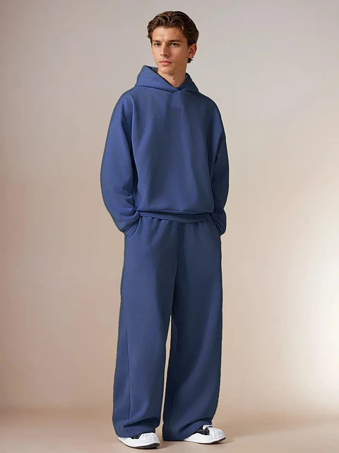 Hoodie Joggers Sewing Pattern for Men, Wide Leg Joggers, Hoodie Men Patterns