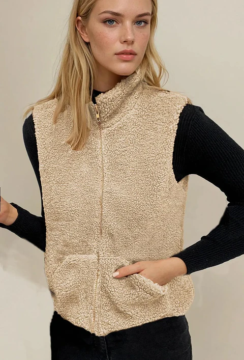 Teddy Vest Sewing Pattern for Women XS-XXXL, Jacket, Women Vest Pattern