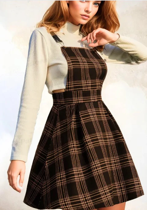 Overall Dress Pattern, Overall, Pinafore Dress Sewing Pattern