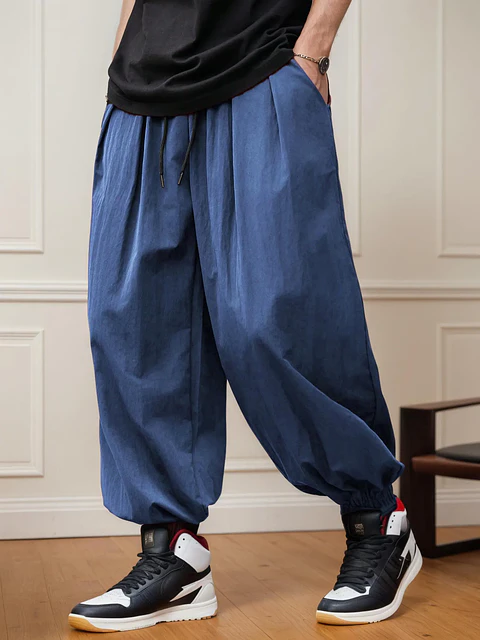 Baggy Pants Sewing Pattern for Men, Men Joggers, Sweatpants, Harem Pants