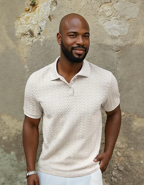Men Polo Shirt Sewing Pattern, Summer Shirt Pattern Men Polo