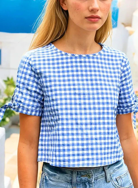 Blouse Sewing Pattern, Top, Crop Top Sewing Patterns for Beginner, Shirt Women