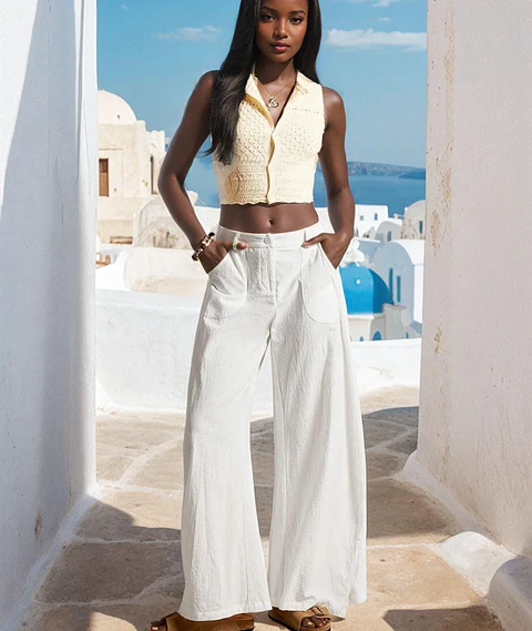 Pants Sewing Pattern for Women XS-XXXL, Trousers, Loose Wide Leg Pants Pattern, Summer Pants Women