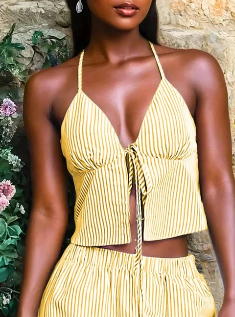 Front Tie Top Sewing Pattern, Summer Top, Crop Top, Easy Top Beginner Pattern