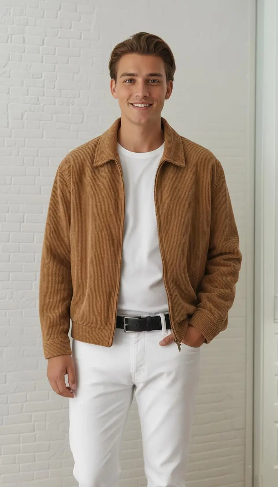Men Jacket Sewing Pattern, Zip Up Jacket Pattern 4