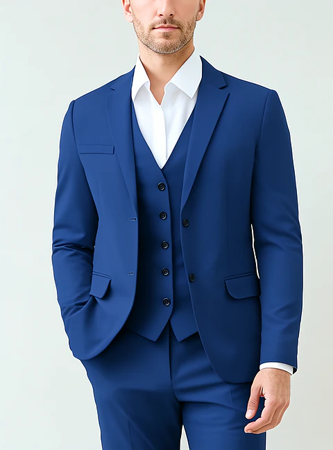 3 Pieces Suit Set Sewing Pattern for Men, Vest, Jacket & Pants Sewing Pattern