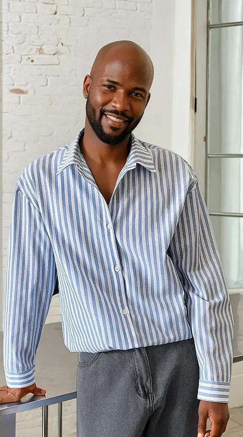 Men Shirt Sewing Pattern, Button Up Shirt, Men Top Sewing Pattern