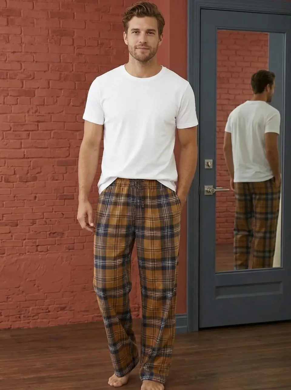 Men's pajama pants pattern, lounge pants 1