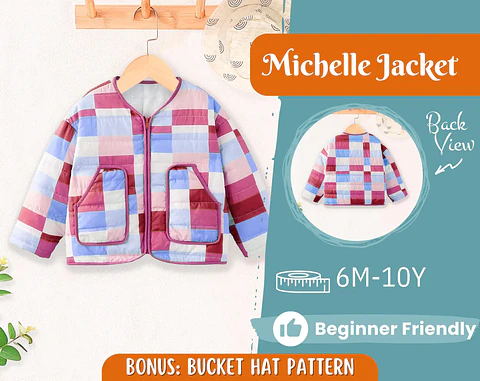 Children's Quilt Coat Sewing Pattern
