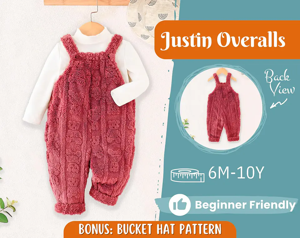 Baby Teddy Romper Sewing Pattern 1