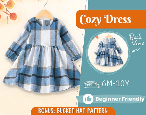 Long Sleeve A-Line Dress Pattern