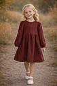 Girls Long Sleeve Dress Sewing Pattern - thumbnail 5