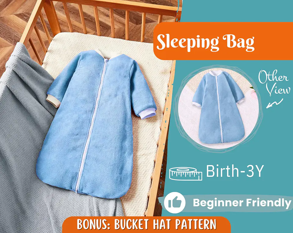 Baby Sleep Sack Sewing Pattern 1