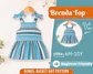Girls Tie Strap Dress Sewing Pattern - thumbnail 1